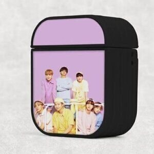 Black and Purple Headphones Case